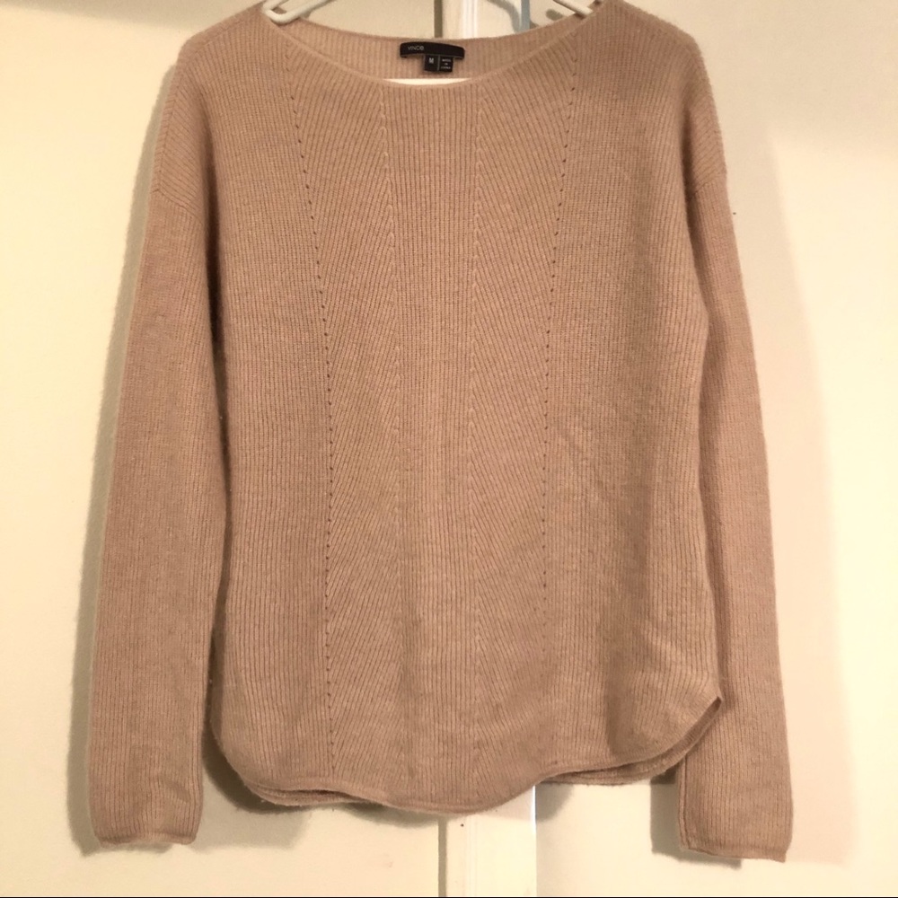 Vince Pink Cashmere Sweater - Size Medium